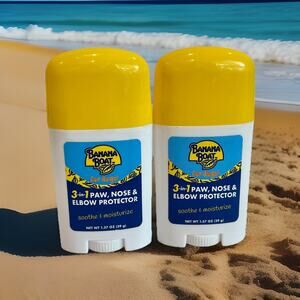 Banana Boat For Dogs 3-in-1 Paw, Nose, & Elbow Protector🐶Lot of 2